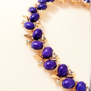 Purple Howlite Necklace with Australian Crystals Necklace
